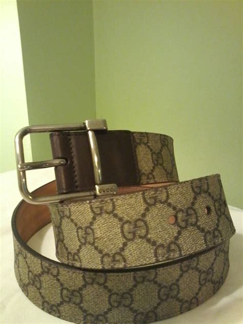 ostrich leather authentic vintage gucci belt|second hand gucci belts.